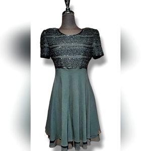 Beaded chiffon dress